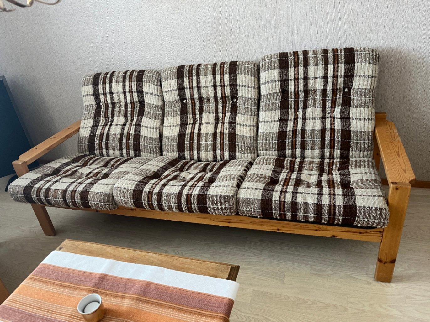 IKEA SÖMMEN – 70-tal – komplett soffgrupp med fåtölj