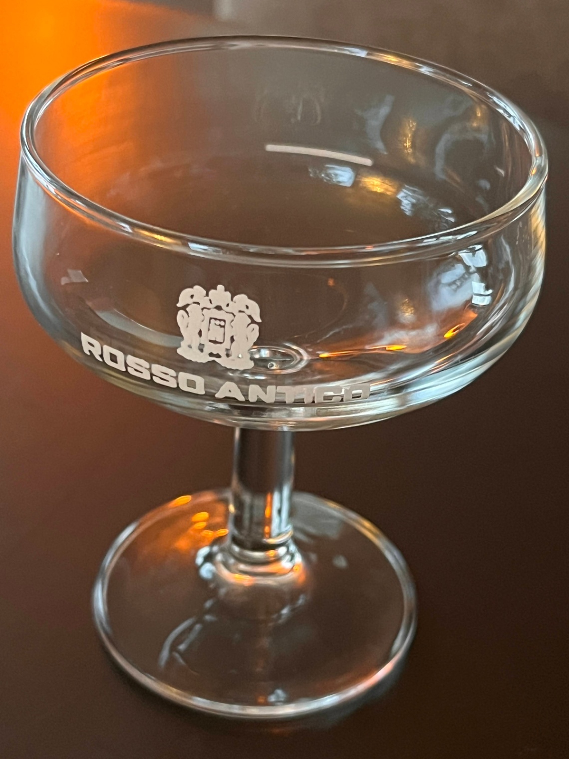 Set om 10 Rosso Antico coupeglas/champagneskålar